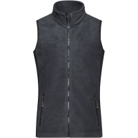 Ladies' Workwear Fleece Vest - STRONG - - Carbon/black