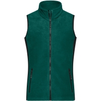 Ladies' Workwear Fleece Vest - STRONG - - Dark green/black