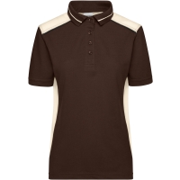 Ladies' Workwear Polo - COLOR - - Brown/stone