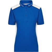 Ladies' Workwear Polo - COLOR - - Royal/white