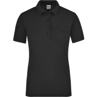 Ladies' Workwear Polo Pocket - Black