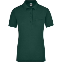 Ladies' Workwear Polo Pocket - Dark green