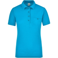 Ladies' Workwear Polo Pocket - Turquoise