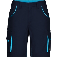 Workwear Bermudas - COLOR - - Navy/turquoise