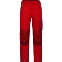 Workwear Pants - SOLID - - Red