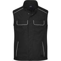 Workwear Softshell Light Vest - SOLID - - Black