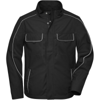 Workwear Softshell Light Jacket - SOLID - - Black