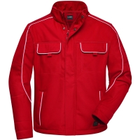 Workwear Softshell Jacket - SOLID - - Red