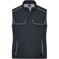 Workwear Softshell Padded Vest - SOLID - - Carbon
