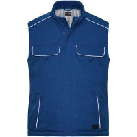 Workwear Softshell Padded Vest - SOLID - - Dark royal