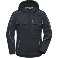 Workwear Softshell Padded Jacket - SOLID - - Carbon