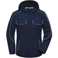 Workwear Softshell Padded Jacket - SOLID - - Navy
