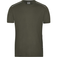 Men's Workwear T-Shirt - SOLID - - Olive