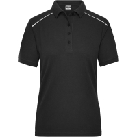 Ladies' Workwear Polo - SOLID - - Black