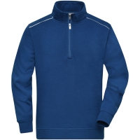 Workwear Half-Zip Sweat - SOLID - - Dark royal