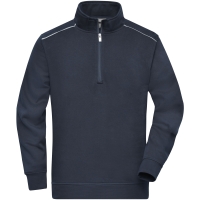 Workwear Half-Zip Sweat - SOLID - - Navy