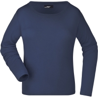 Ladies' Shirt Long-Sleeved Medium - Navy