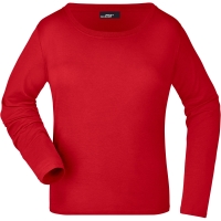 Ladies' Shirt Long-Sleeved Medium - Red
