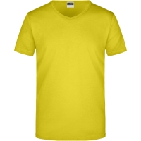 Men's Slim Fit V-T - Yellow