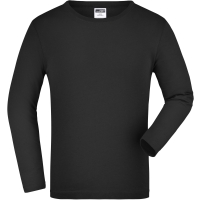 Junior Shirt Long-Sleeved Medium - Black