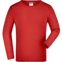 Junior Shirt Long-Sleeved Medium - Red