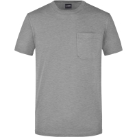 Men's Round-T Pocket - Grey heather