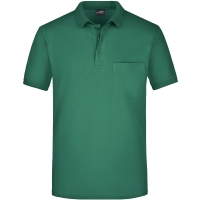 Men's Polo Pocket - Dark green