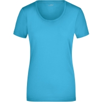 Ladies' Stretch Round-T - Turquoise