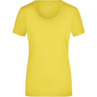 Ladies' Stretch Round-T - Yellow