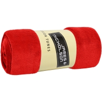 Microfibre Fleece Blanket - Red