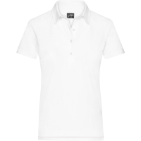 Ladies' Plain Polo - White