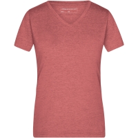 Ladies' Heather T-Shirt - Red melange