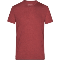 Men's Heather T-Shirt - Wine melange