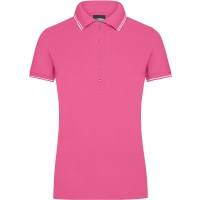 Ladies' Polo - Pink/white