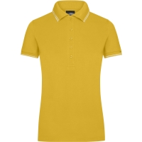 Ladies' Polo - Sun yellow/white