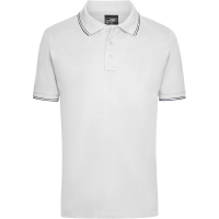 Men's Polo - White/navy