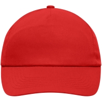 5 Panel Promo Cap Laminated - Signal red