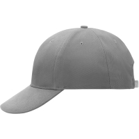 6 Panel Cap Laminated - Dark grey