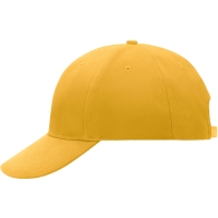 6 Panel Cap Laminated - Gold yellow