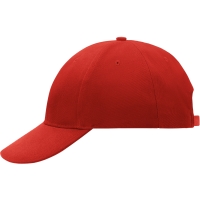 6 Panel Cap Low-Profile - Red