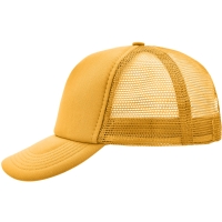 5 Panel Polyester Mesh Cap - Gold yellow