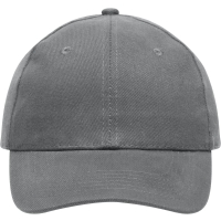 6 Panel Cap Heavy Cotton - Dark grey