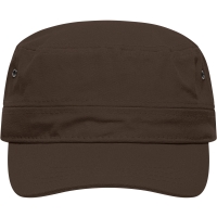 Military Cap - Dark brown