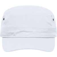 Military Cap - White