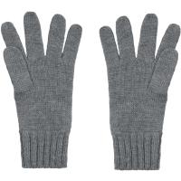 Knitted Gloves - Dark grey melange