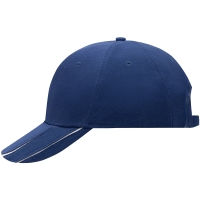 6 Panel Groove Cap - Royal/white