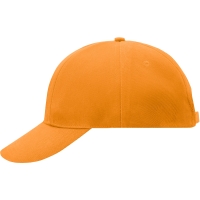 Turned 6 Panel Cap Laminated - Orange