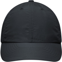 6 Panel Coolmax® Cap - Black