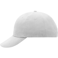 6 Panel Raver Cap - White