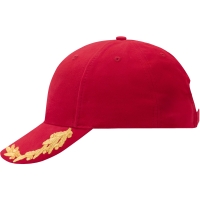 6 Panel VIP Cap - Red